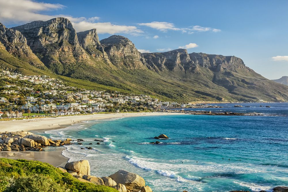 View of South africa